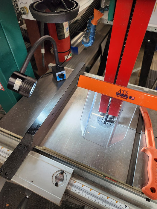Magnetic-Base LED Machine Work Light with Flexible Gooseneck