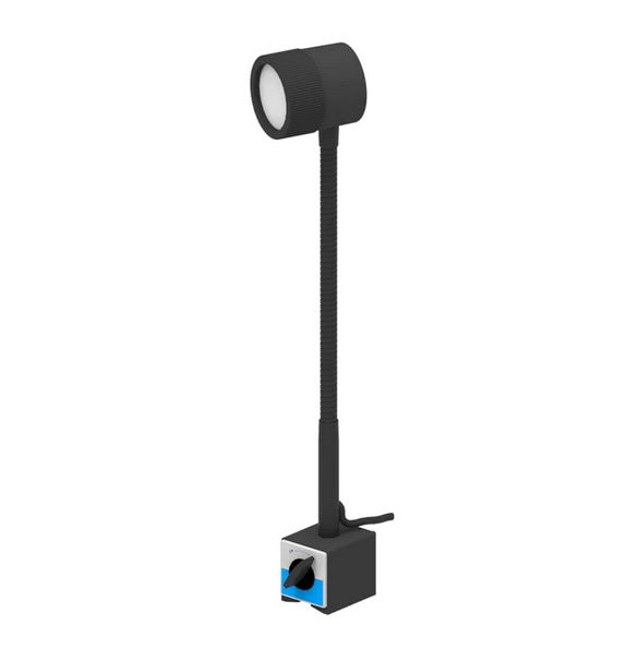 Magnetic-Base LED Machine Work Light with Flexible Gooseneck