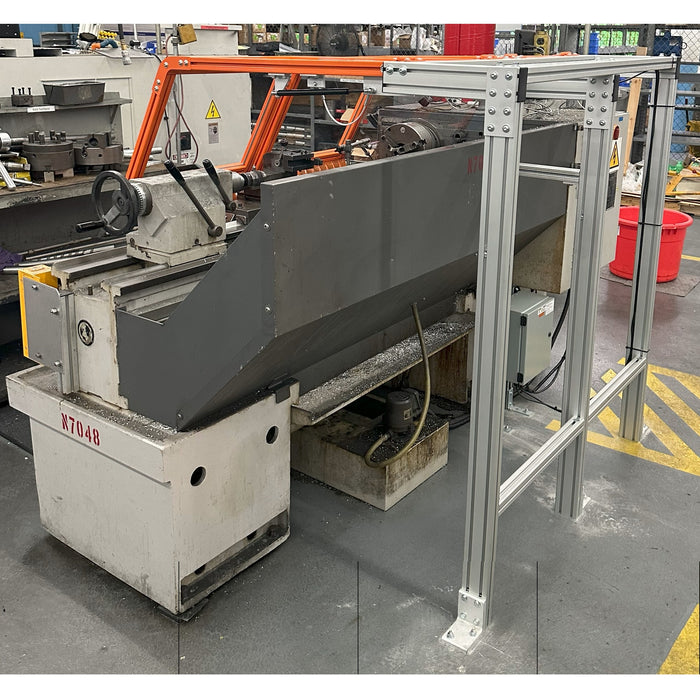 Lathe Safety Guard - Hinged Floor Mount, part # LGH by ATS Safety