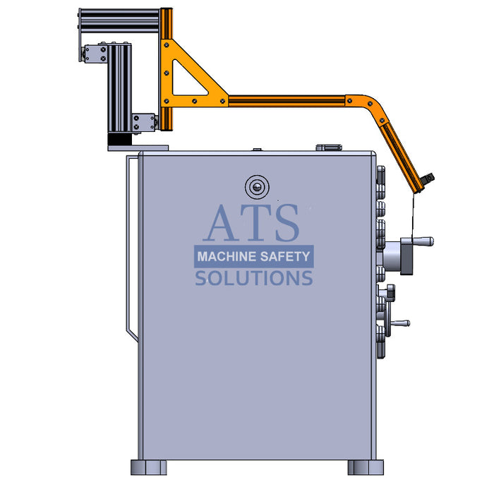 Sliding Lathe Guard, Part # LGS-2. Custom Lathe Guard by ATS Safety