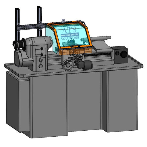 18" Wide Hardinge Lathe Guard by ATS Safety