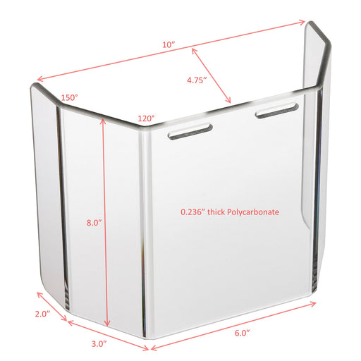Drill Press Shield RDS-1 with dimensions