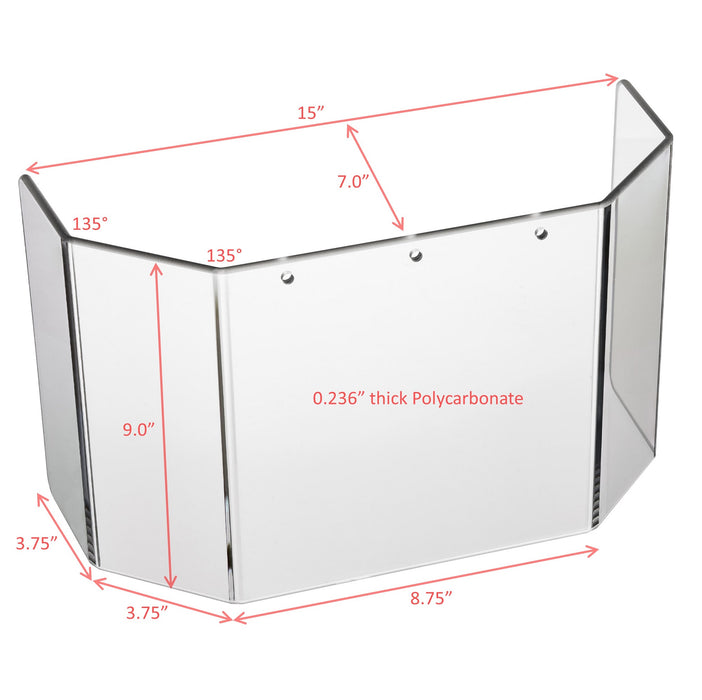 Floor Mount Milling Machine Guard - Available in Standard or Interlocked Versions