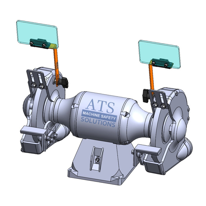 Universal Bench Grinder Shields | Baldor Grinder Eye Shield Assembly, ATS Safety UGS-2