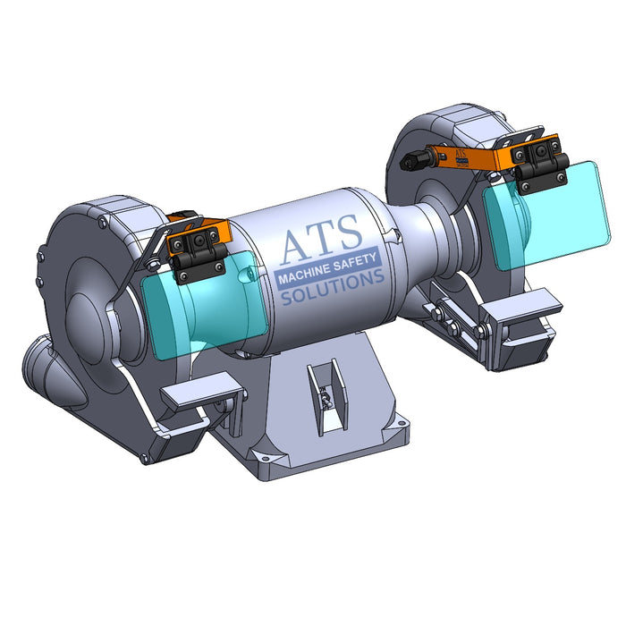 Universal Bench Grinder Shields | Baldor Grinder Eye Shield Assembly, ATS Safety UGS-2