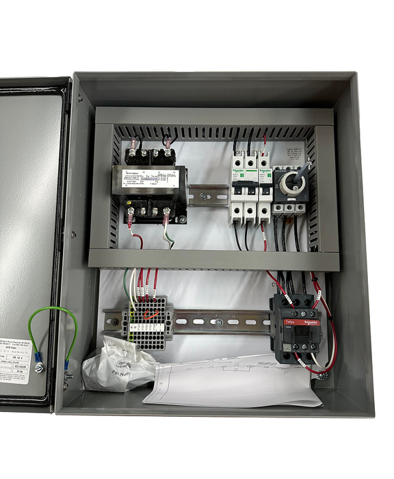 3 phase anti restart motor control box
