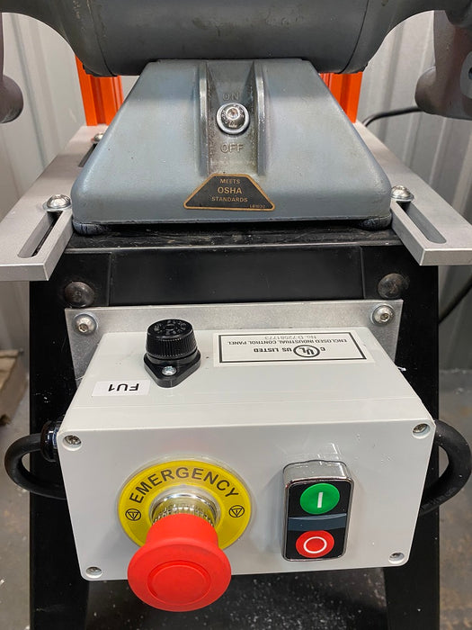 Anti-Restart Motor Control Box, E-STOP: 20 Amp, 120v, Single Phase.