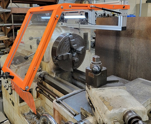Lathe Guard by ATS Machine Safety Solutions, part # LGH-1 series