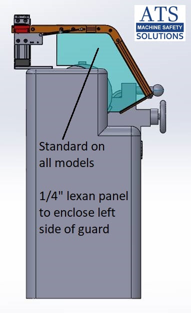 Lathe Guard by ATS Machine Safety Solutions, part # LGH-1 series