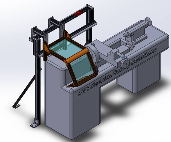 Sliding Lathe Guard by ATS Machine Safety Solutions