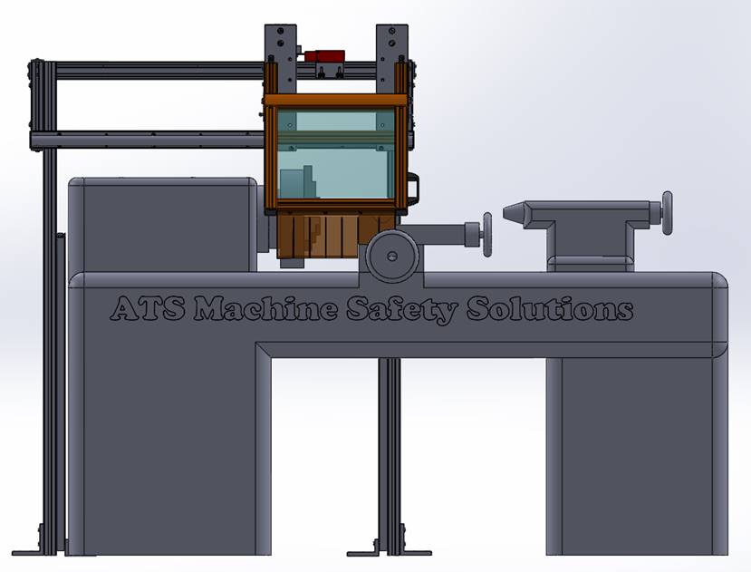 Sliding Lathe Guard by ATS Machine Safety Solutions