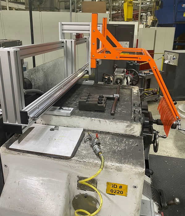 Sliding Lathe Guard, Part # LGS-2. Custom Lathe Guard by ATS Safety