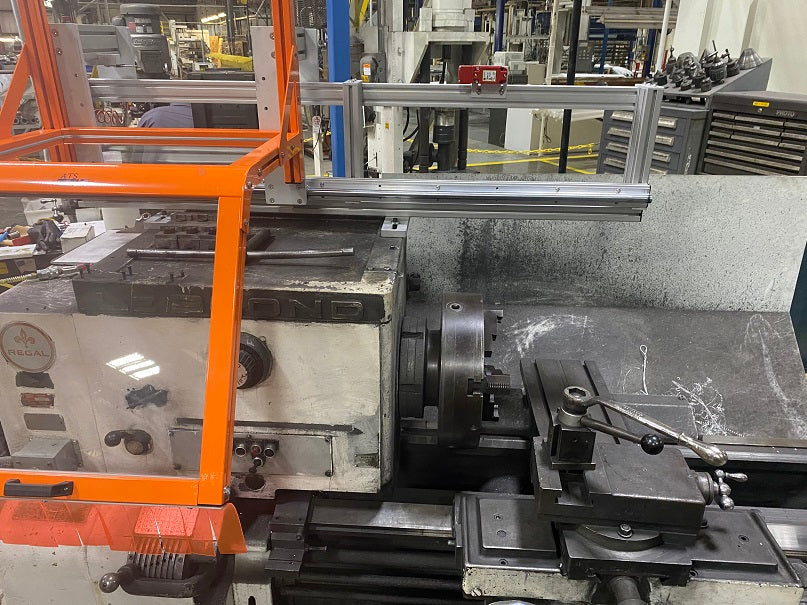 Sliding Lathe Guard, Part # LGS-2. Custom Lathe Guard by ATS Safety