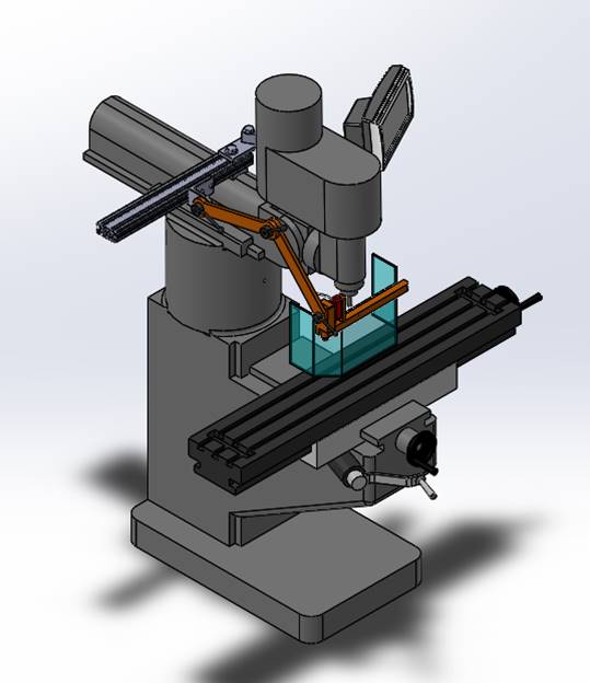 Ram Mount Milling Machine Guard - Available in Standard or Interlocked Versions