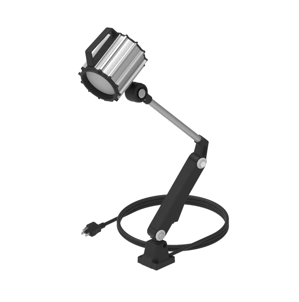 Articulating Shop Light: LED Adjustable-Arm Machine Work Light