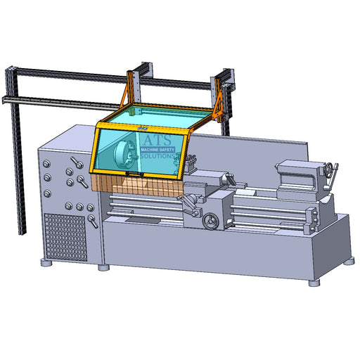 Sliding Lathe Guard by ATS Machine Safety Solutions