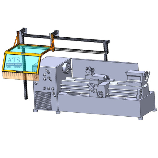 Sliding Lathe Guard by ATS Machine Safety Solutions