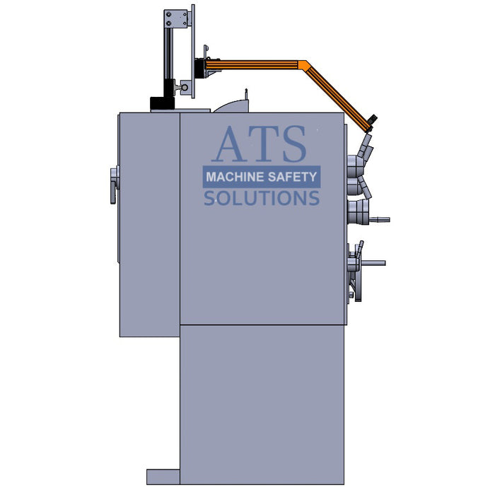 Lathe Guard, Sliding & Hinged, For Small to Medium Lathes by ATS Safety LG-TR3-18-SLH