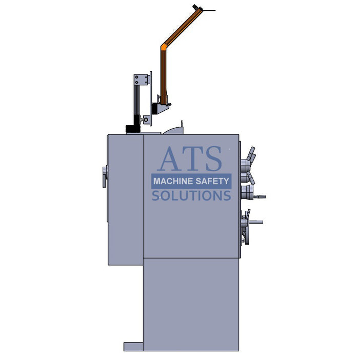 Lathe Guard, Sliding & Hinged, For Small to Medium Lathes by ATS Safety LG-TR3-18-SLH