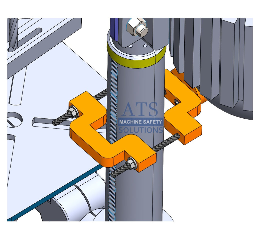 OSHA-Compliant Drill Press Guard - Up to 12