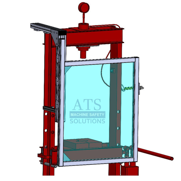 Hydraulic Press Guard, Hinged Door - Custom-Built