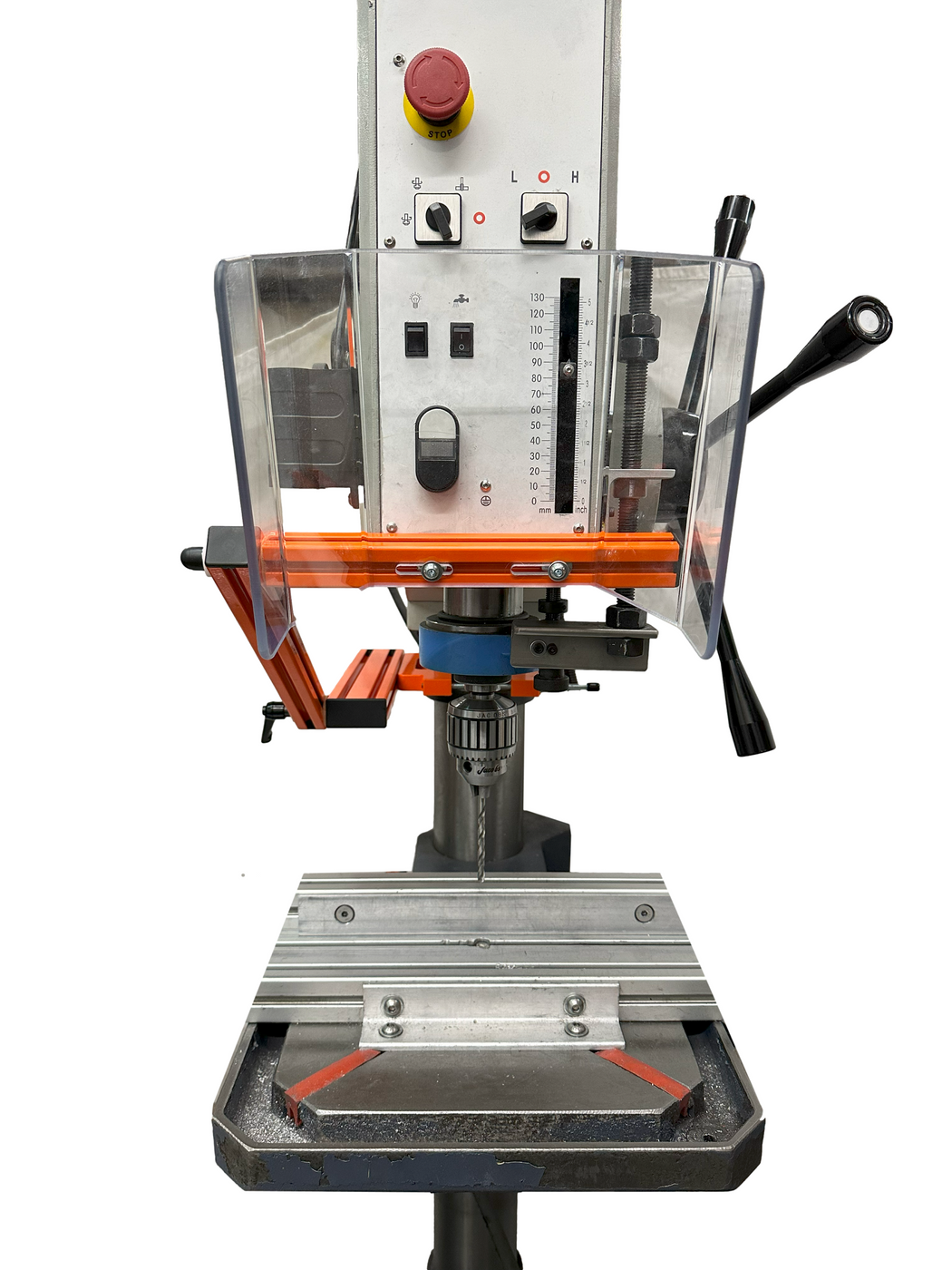 DPGES1 Drill Press Safety Guard OSHA Compliant — ATS Machine Safety
