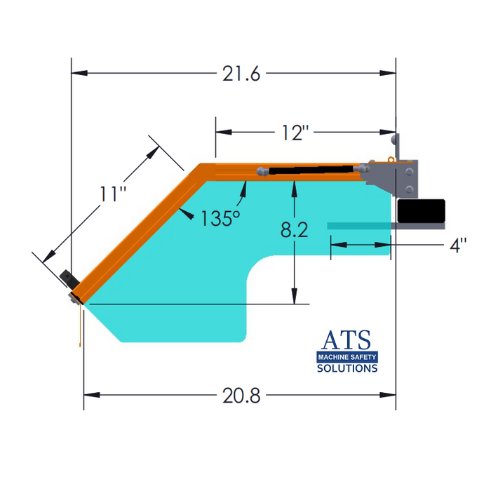 Lathe Guard ATS Safety LG-TR3-18