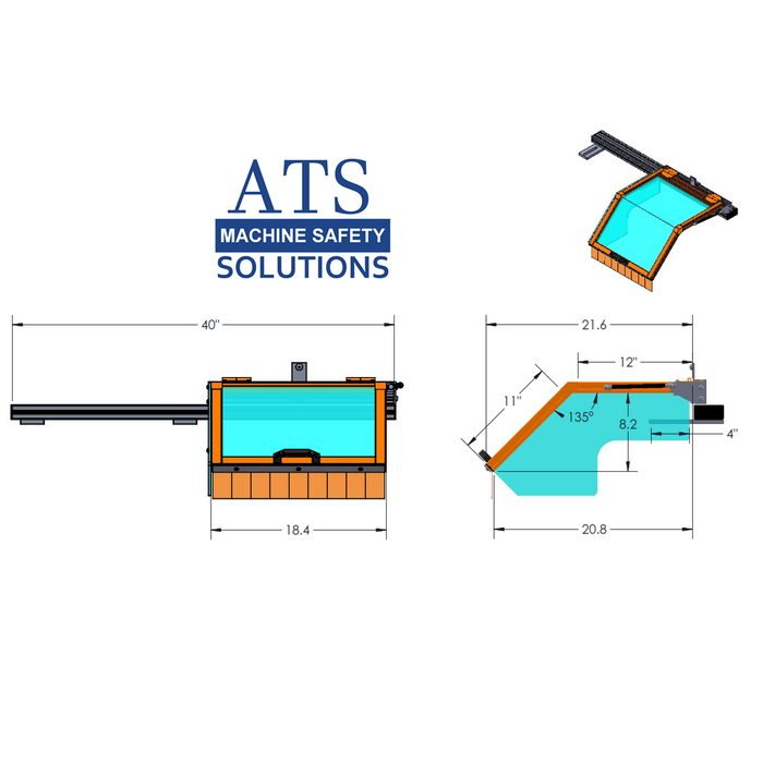 Lathe Guard ATS Safety LG-TR3-18