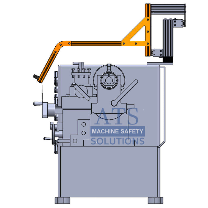 Sliding Lathe Guard, Part # LGS-2. Custom Lathe Guard by ATS Safety