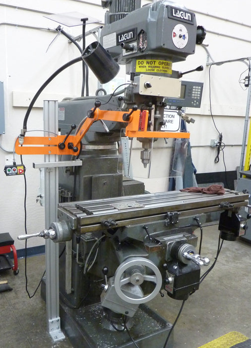 Floor Mount Milling Machine Guard - Available in Standard or Interlocked Versions