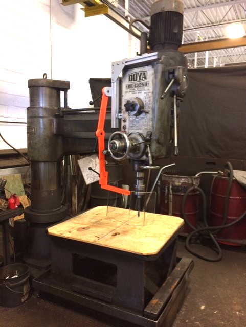 MG-4-EM Radial Drill Guard Extrusion Mount Option