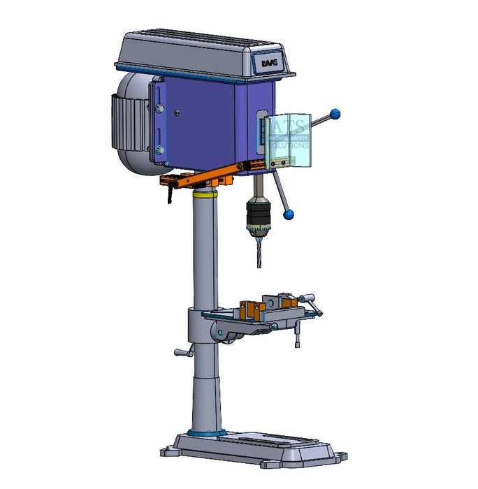 Drill Press Guard DPG-ES1 by ATS Machine Safety Solutions