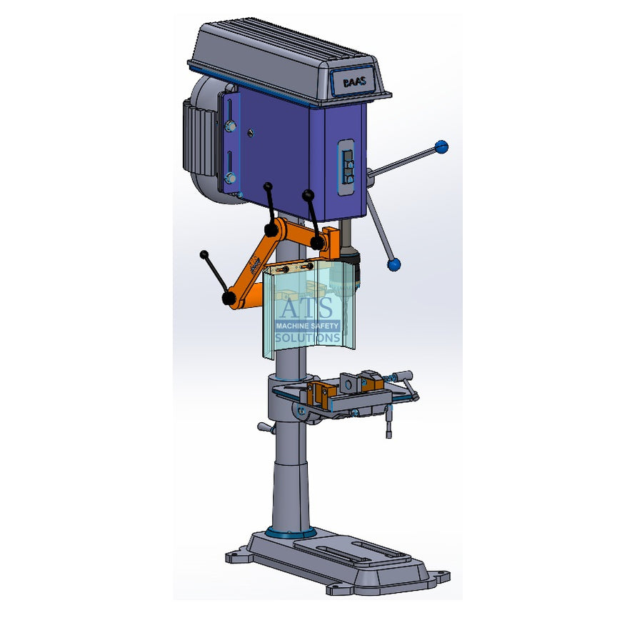 OSHA-Compliant Drill Press Guard - Up to 12