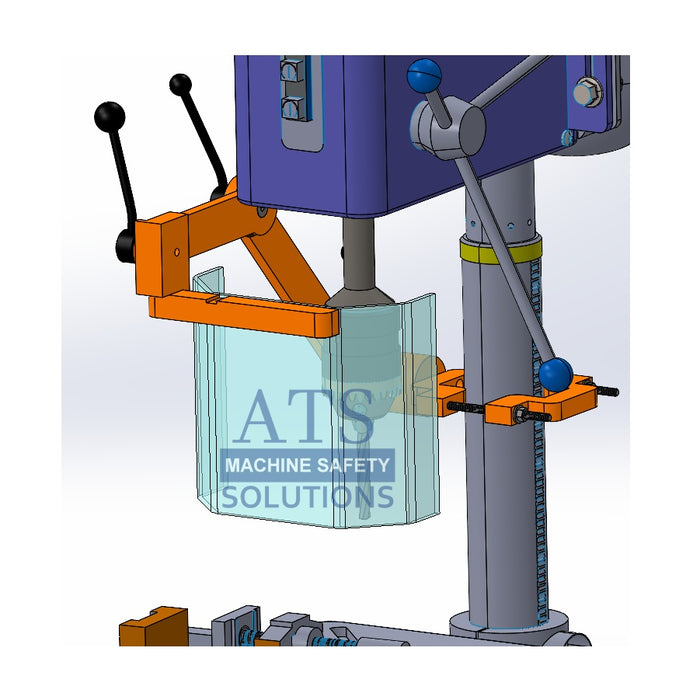 Drill Press Guard, Heavy Duty. Small to Mid-Size Machines - Available in Standard or Interlocked Versions