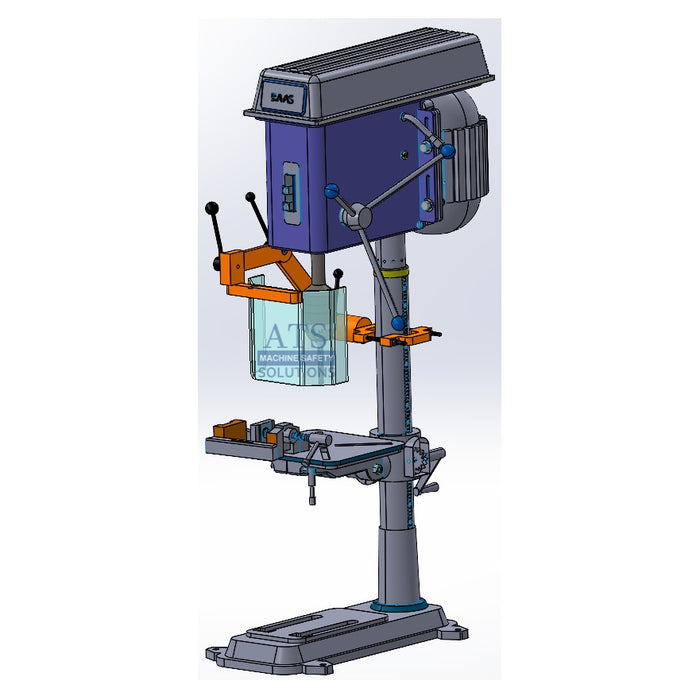 Drill Press Guard, Heavy Duty. Small to Mid-Size Machines - Available in Standard or Interlocked Versions