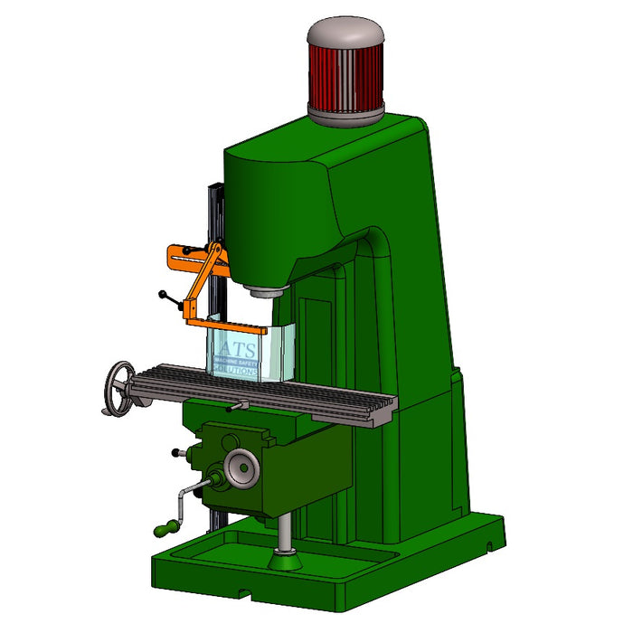 Milling Machine Safety Guard part number MG-1 Floor Mount by ATS Safety