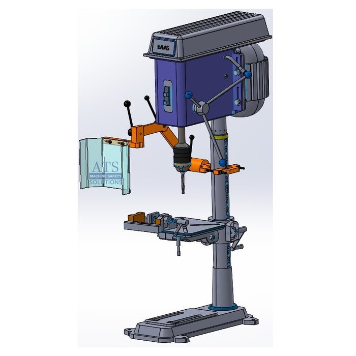 Drill Press Guard, Heavy Duty. Small to Mid-Size Machines - Available in Standard or Interlocked Versions