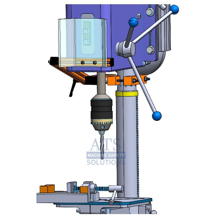 Drill Press Guard OPEN DPG-ES1 by ATS Machine Safety Solutions