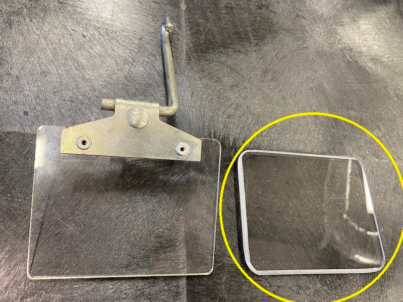 Bench Grinder Eye Shield Only Baldor Replacement Parts — ATS Machine