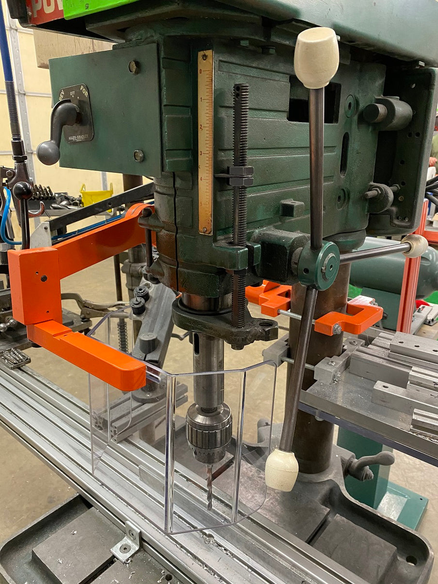 Drill Press Guard Up to 12" Throat — ATS Machine Safety Solutions