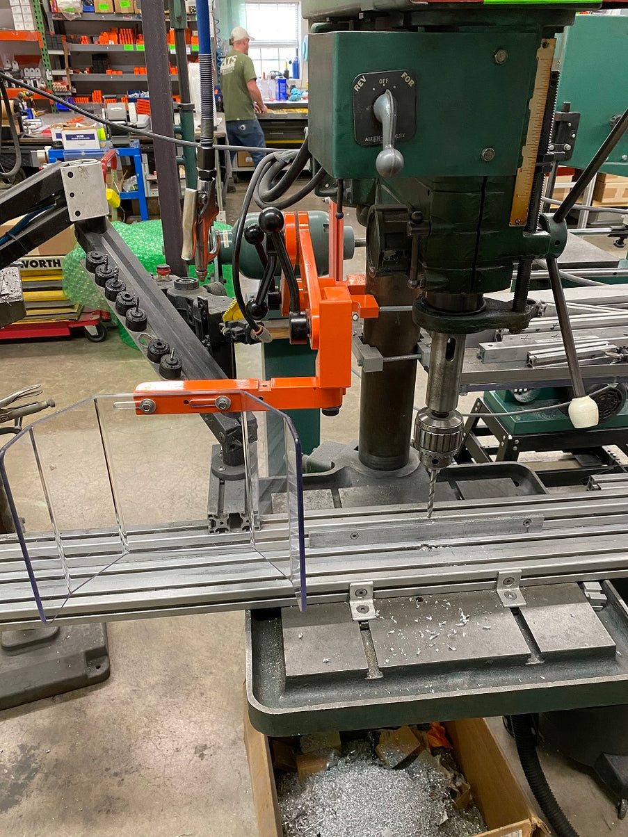Drill Press Guard Up to 12" Throat — ATS Machine Safety Solutions