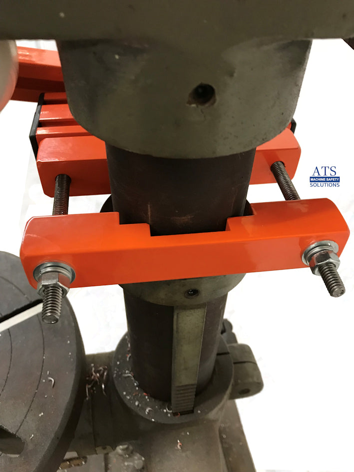 DPGES1 Drill Press Safety Guard OSHA Compliant — ATS Machine Safety