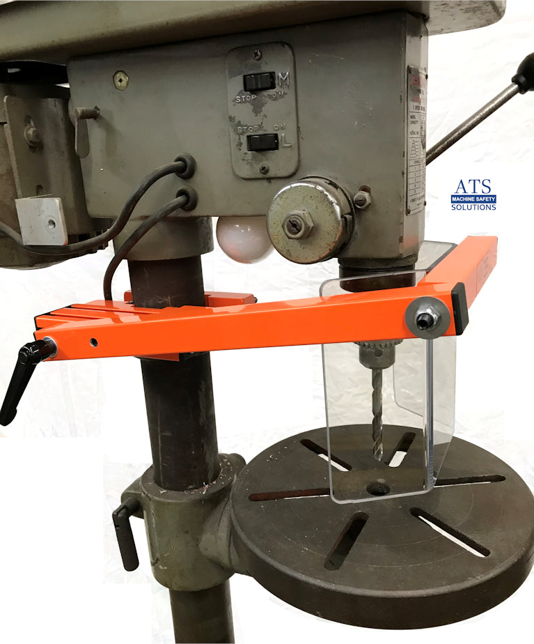 DPGES1 Drill Press Safety Guard OSHA Compliant — ATS Machine Safety