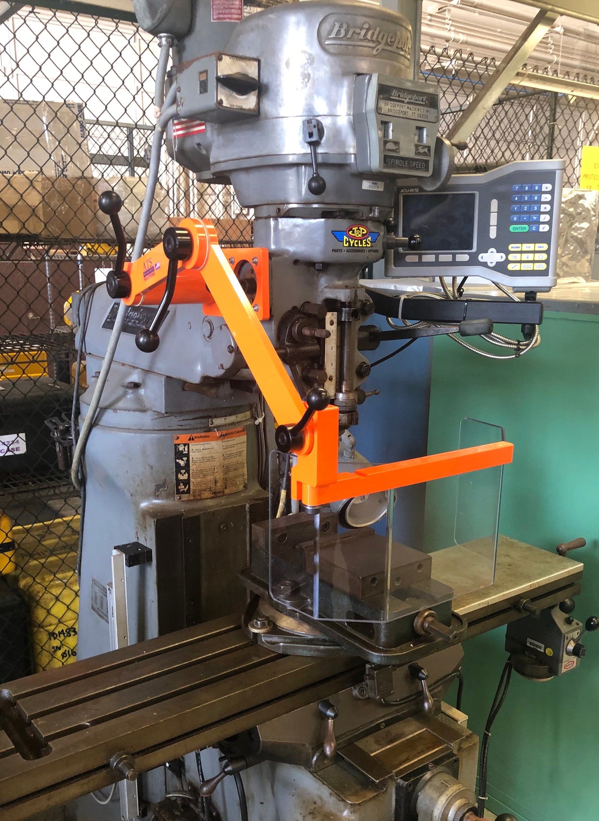 Milling Machine Chip Guard (Head-Mount) for Bridgeport & More