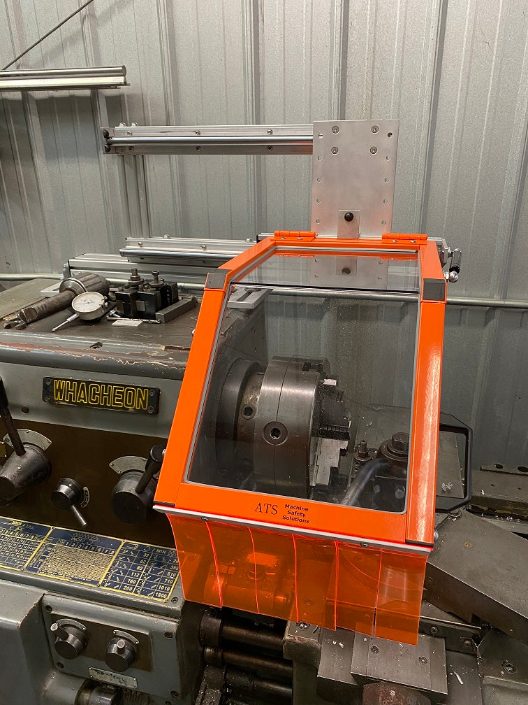 Small or Medium Metal Lathe Safety Guards - Sliding or Hinged