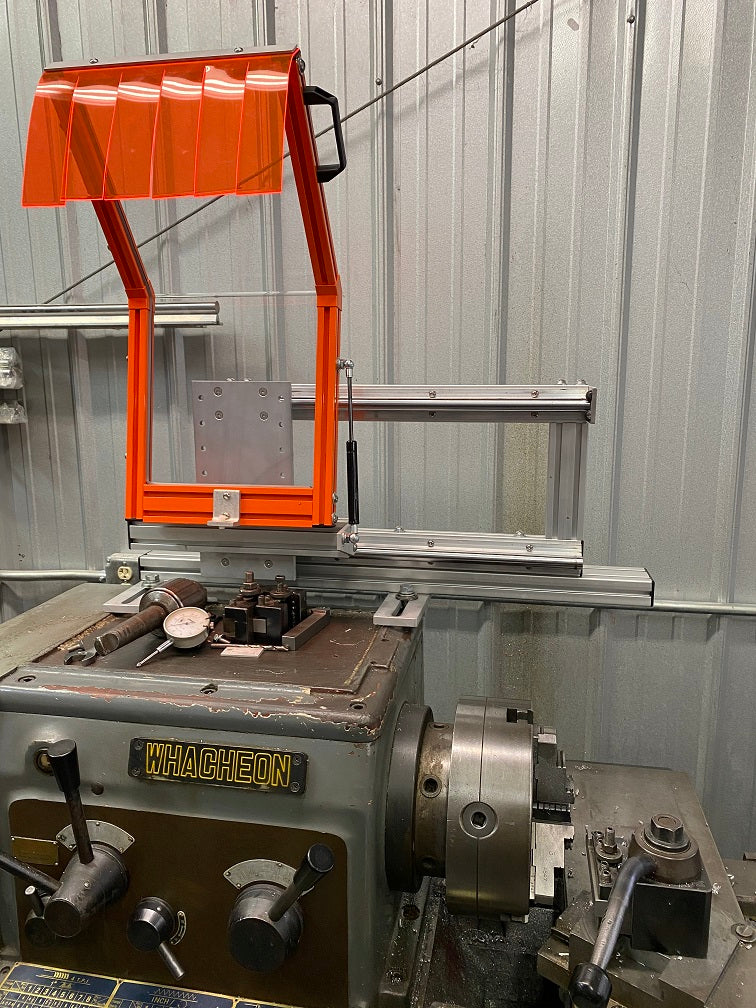 Small or Medium Metal Lathe Safety Guards Sliding or Hinged — ATS