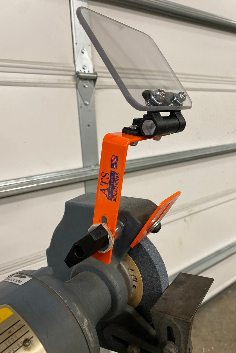 Universal Bench Grinder Shield Grinder Eye Shield Assembly — ATS