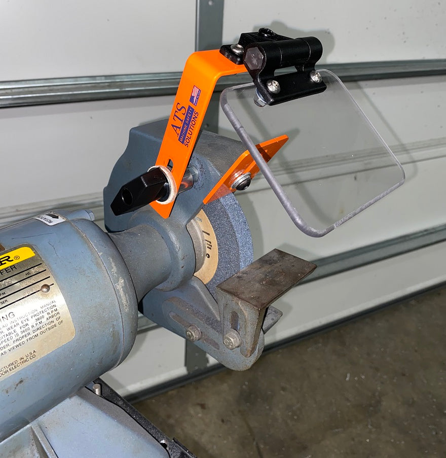 Universal Bench Grinder Shield | Grinder Eye Shield Assembly — ATS ...