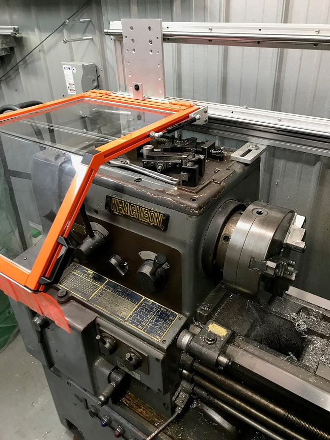 Small or Medium Metal Lathe Safety Guards Sliding or Hinged — ATS