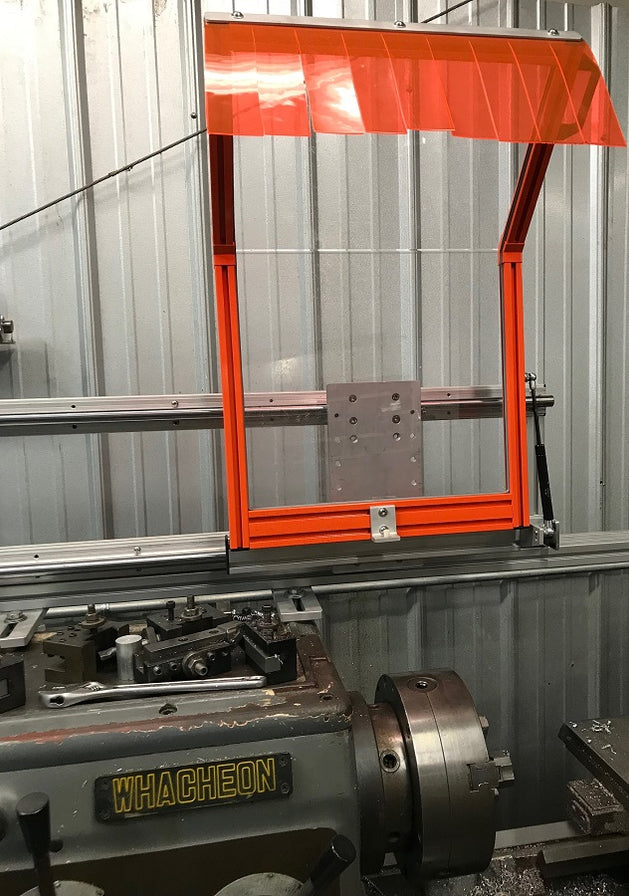 Small or Medium Metal Lathe Safety Guards Sliding or Hinged — ATS